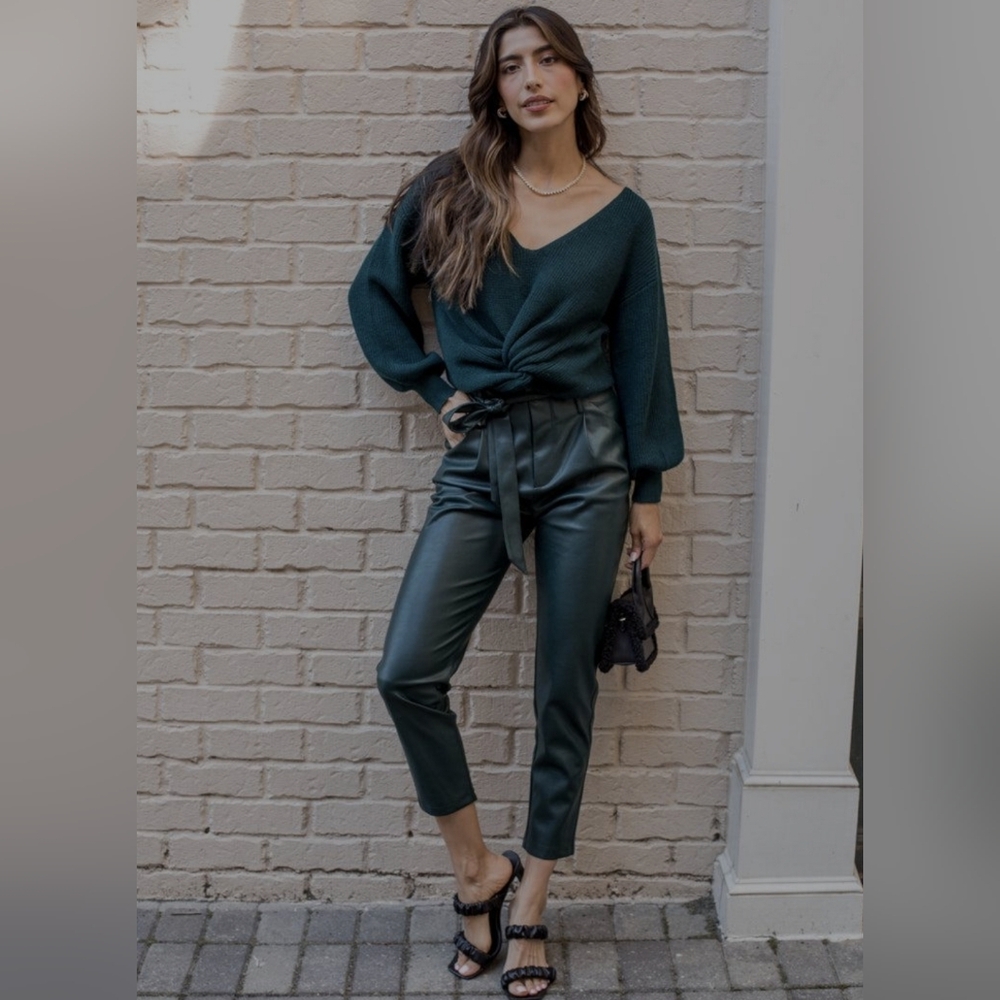 Lucy Paris Alaina Faux Leather Pants